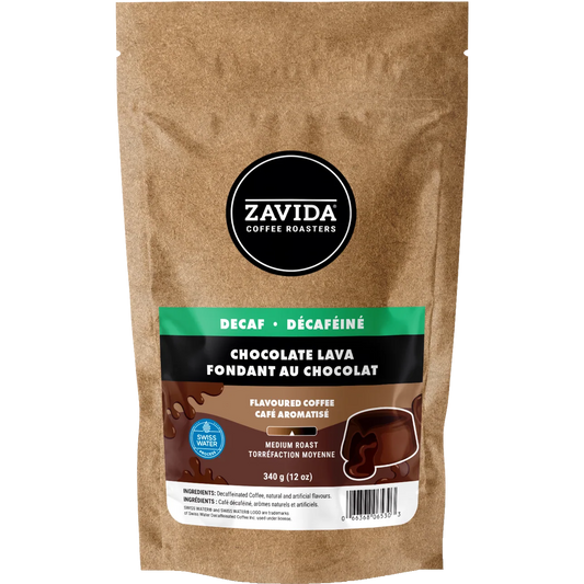 Zavida® Whole Bean Decaf Chocolate Lava (12oz/340g)