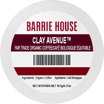 Barrie House® Clay Avenue Fair Trade Organic (24 Pack)