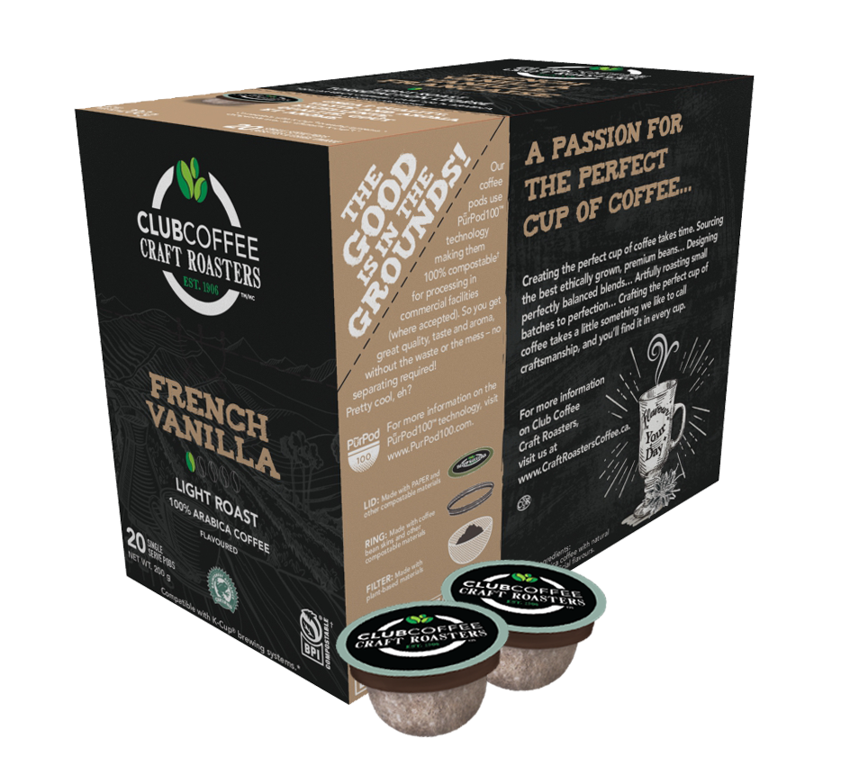 Club Coffee™ Craft Roasters French Vanilla (20 Pack)