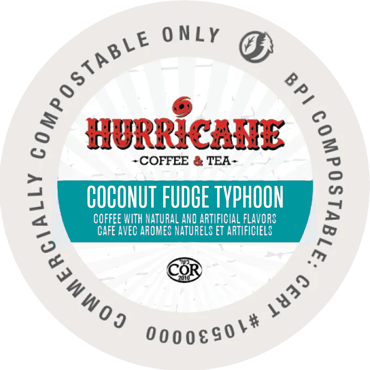 Hurricane Coffee Coconut Fudge Typhoon™ (24 Pack)