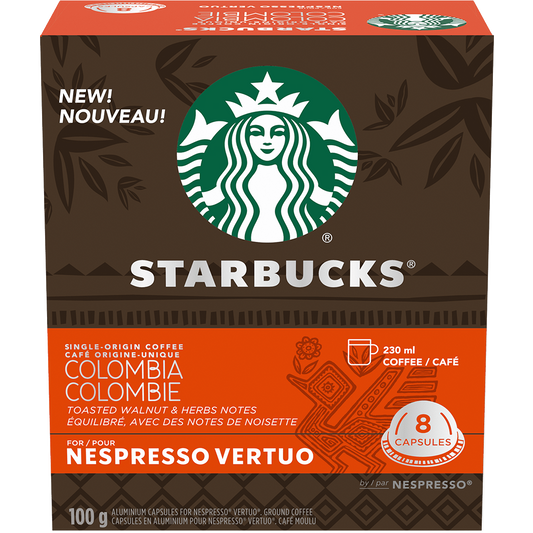 Starbucks® Colombia for Nespresso® Vertuo (8 Pack)