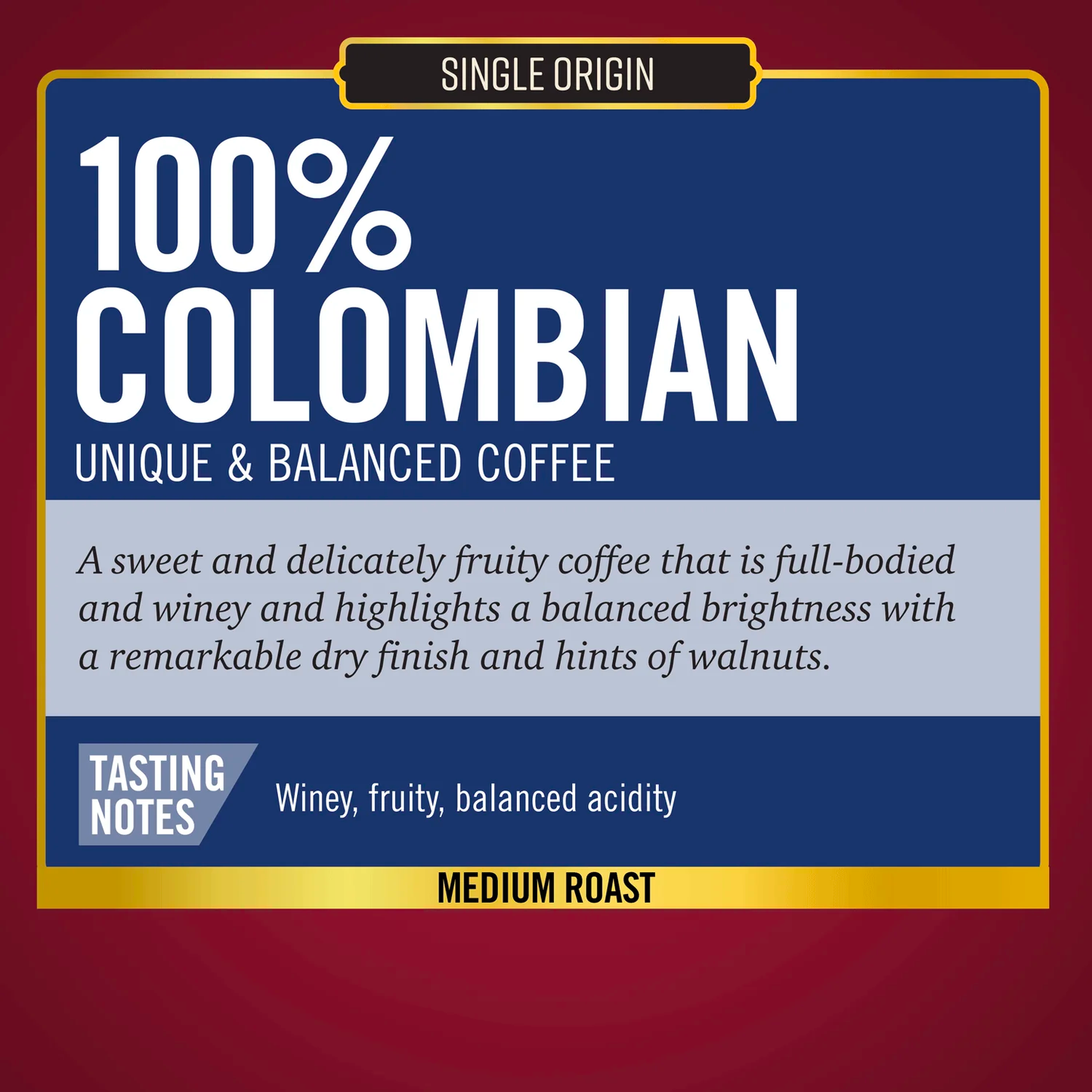 Barrie House® 100% Colombia Single Origin (24 Pack)