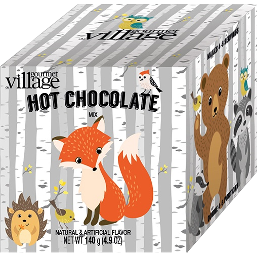 Gourmet Du Village Woodland Friends Hot Chocolate Cube (140g/4.9oz)