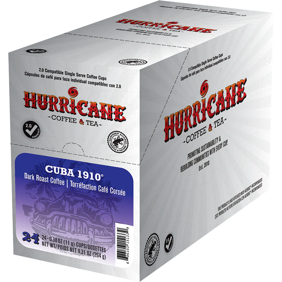 Hurricane Coffee Cuba 1910® (24 Pack)
