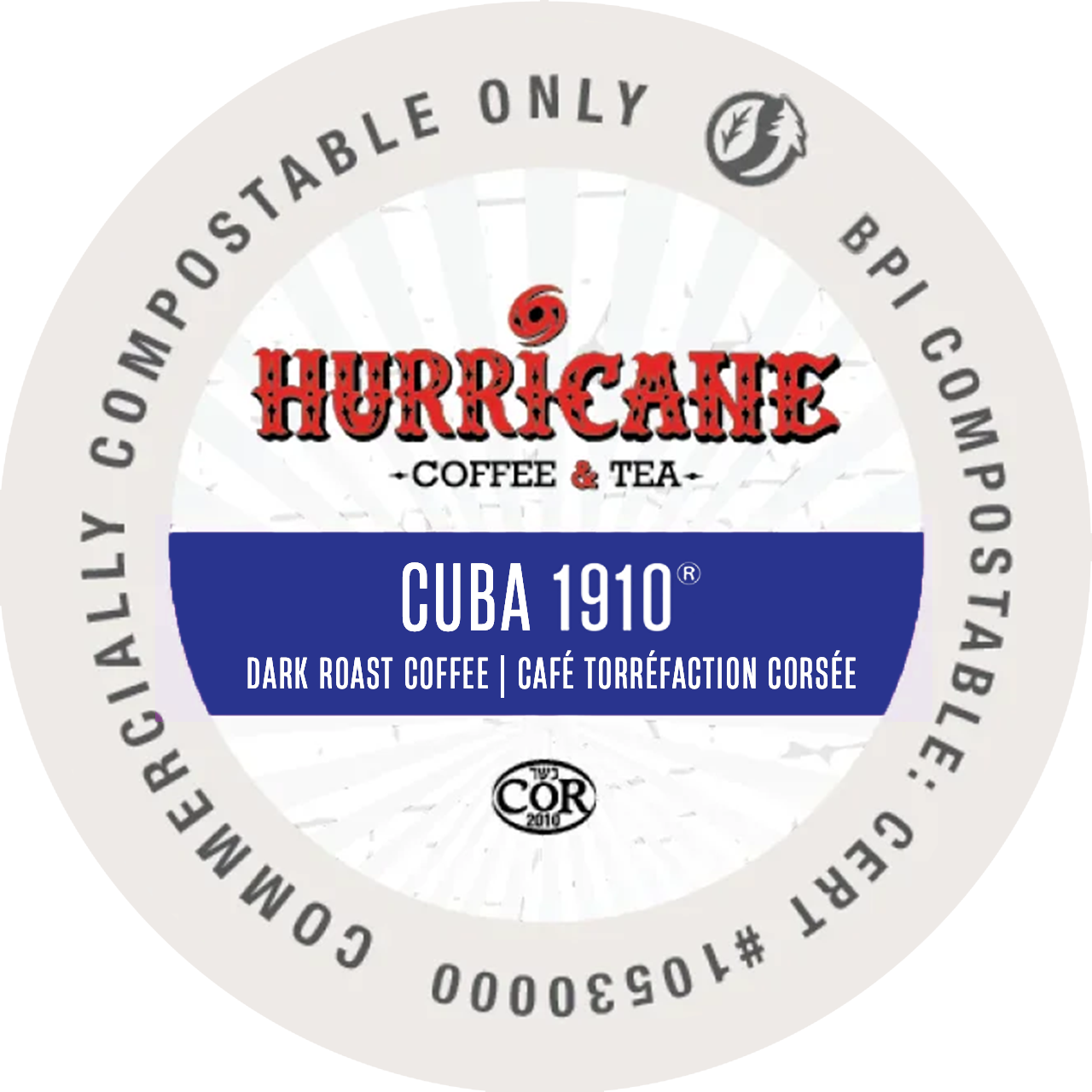 Hurricane Coffee Cuba 1910® (24 Pack)
