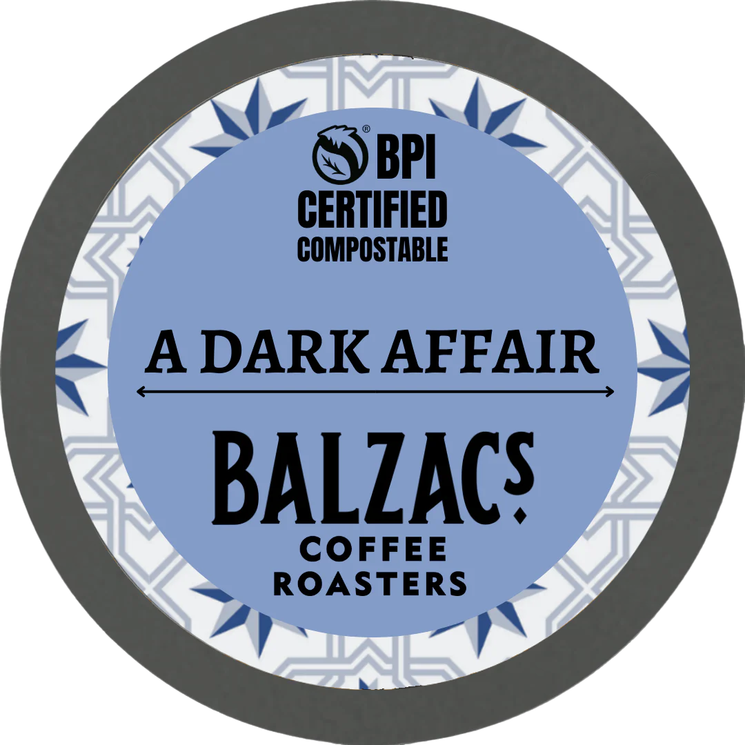 Balzac's Dark Affair Compostable K-Cup (18 Pack)