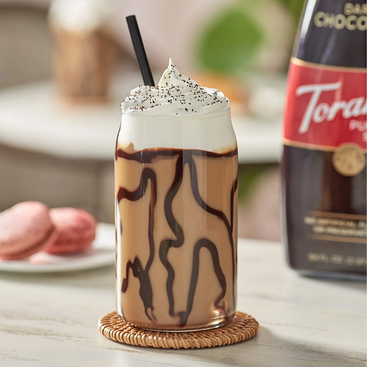 Torani® Puremade Dark Chocolate Sauce (64oz/1.89L)