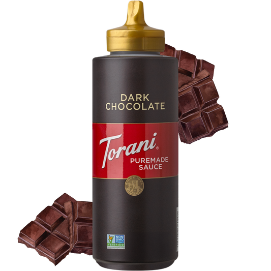 Torani® Puremade Dark Chocolate Sauce (16.5oz/468g)