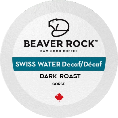 Beaver Rock™ Swiss Water® Decaf Dark Roast (25 Pack)