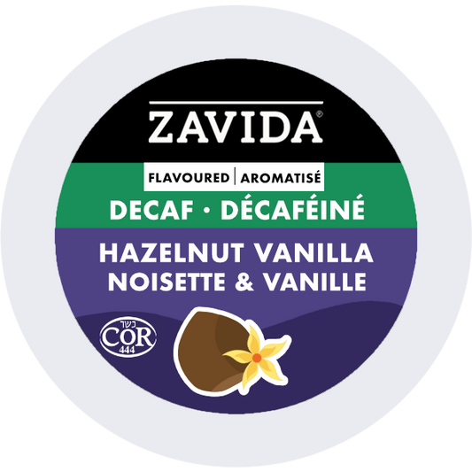 Zavida® Decaf Hazelnut Vanilla (22 Pack)