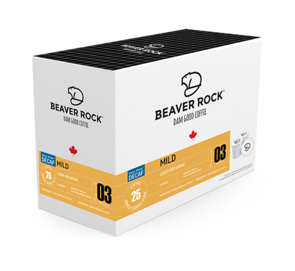 Beaver Rock™ Swiss Water® Decaf Mild Roast (25 Pack)