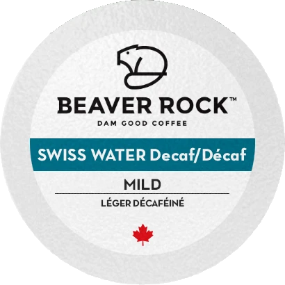 Beaver Rock™ Swiss Water® Decaf Mild Roast (25 Pack)