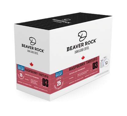 Beaver Rock™ Swiss Water® Decaf Raspberry Tartufo (25 Pack)