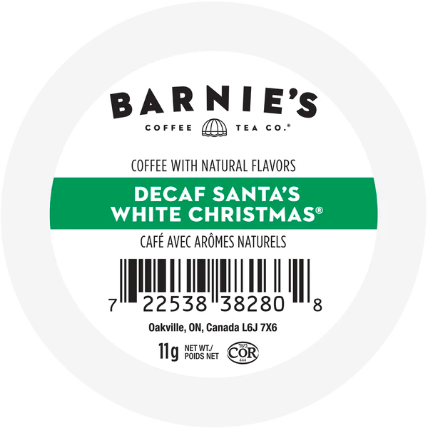 Barnie's Coffee & Tea Co.® Decaf Santa's White Christmas (24 Pack)