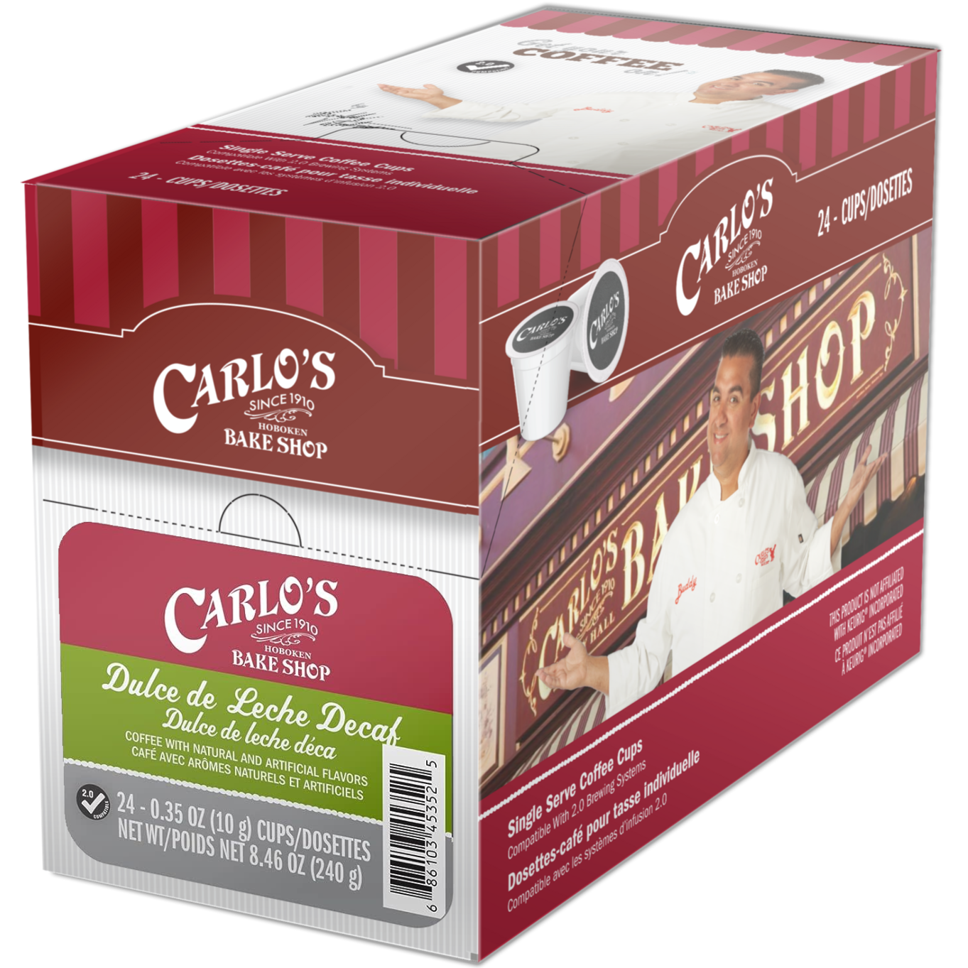 Carlo's Bake Shop™ Dulce De Leche Decaf (24 Pack)