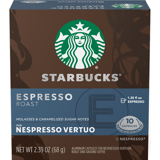 Starbucks® Espresso Roast for Nespresso® Vertuo (10 Pack)