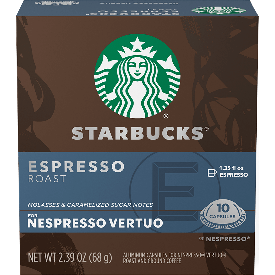 Starbucks® Espresso Roast for Nespresso® Vertuo (10 Pack)