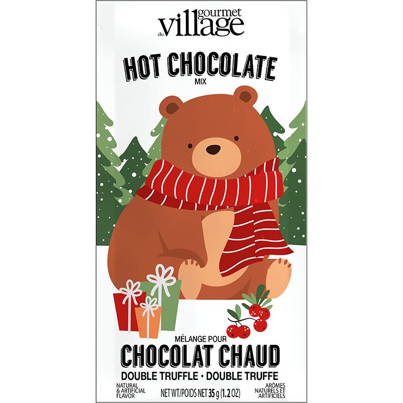 Gourmet du Village Double Truffle Festive Bear Hot Chocolate (35g/1.2oz)