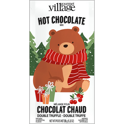 Gourmet du Village Double Truffle Festive Bear Hot Chocolate (35g/1.2oz)