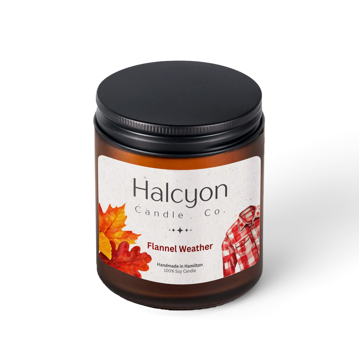 Halcyon Candle Co. Flannel Weather Candle
