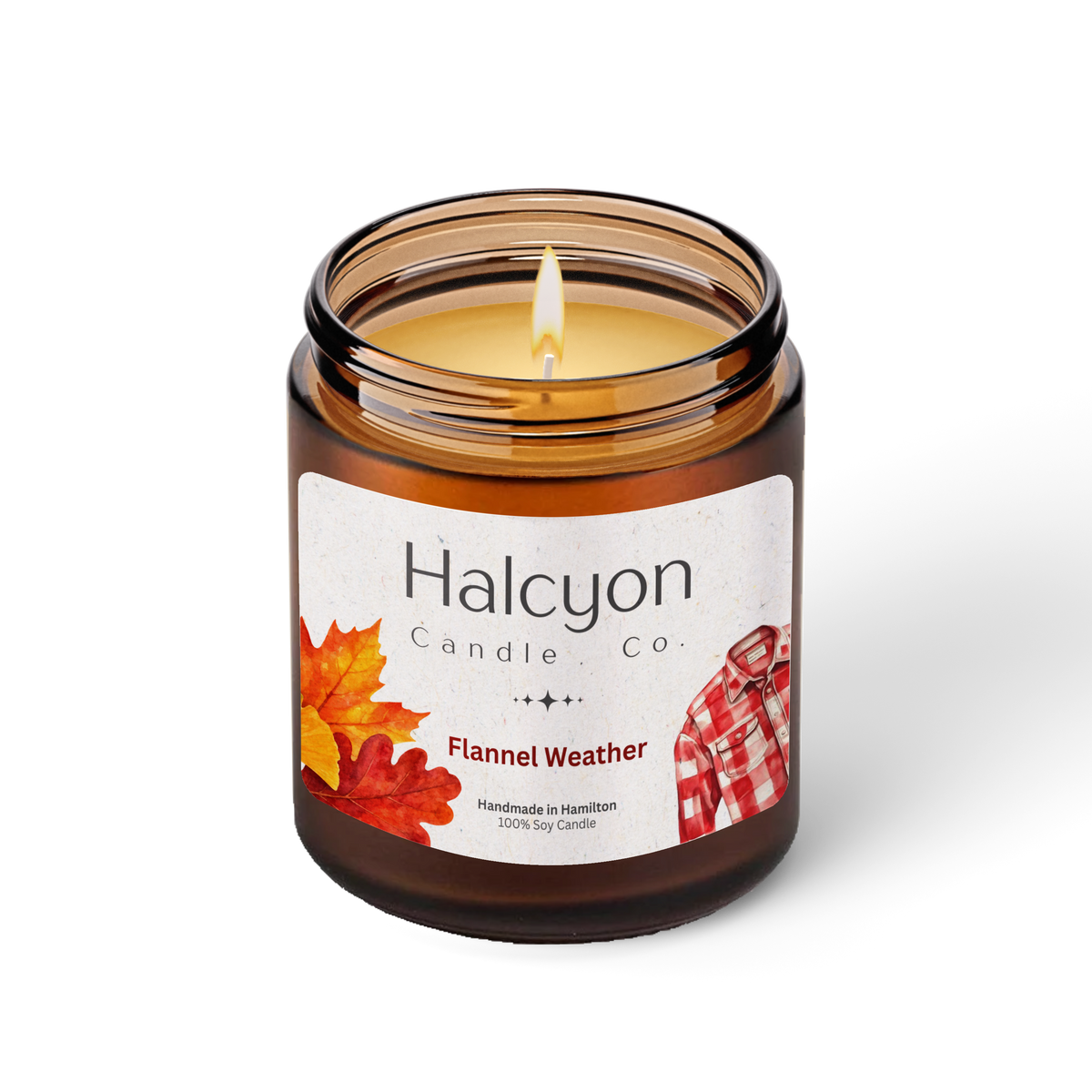 Halcyon Candle Co. Flannel Weather Candle