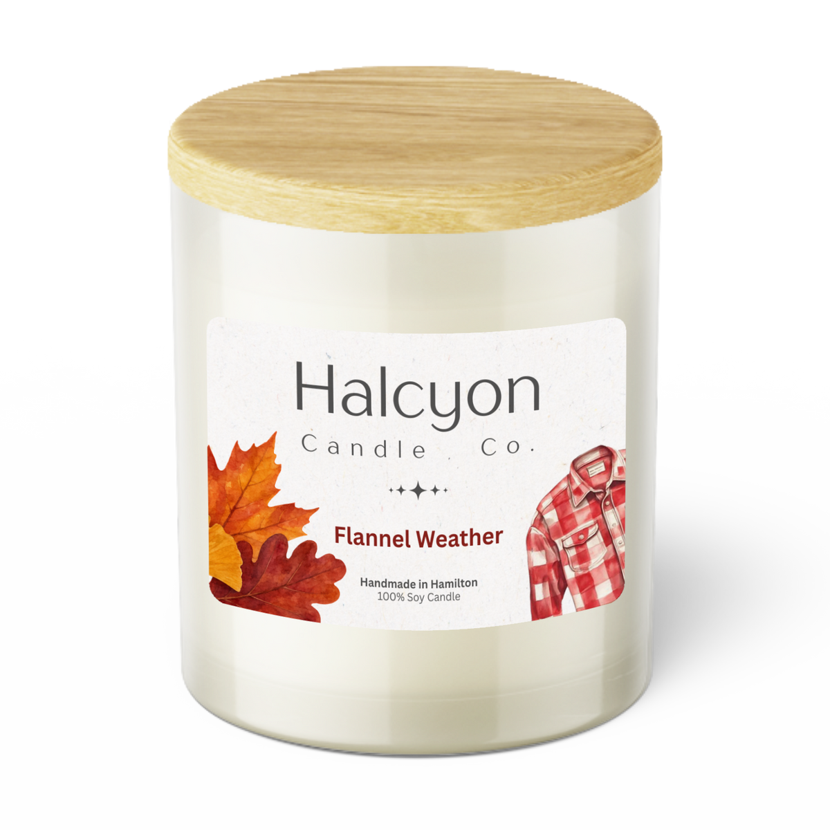 Halcyon Candle Co. Flannel Weather Candle