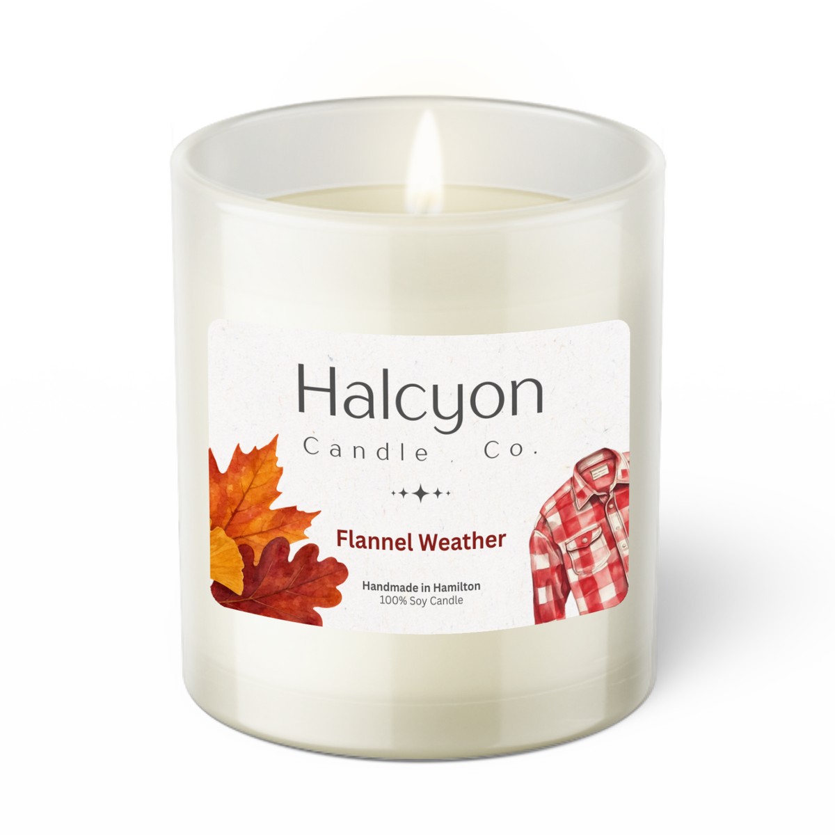 Halcyon Candle Co. Flannel Weather Candle
