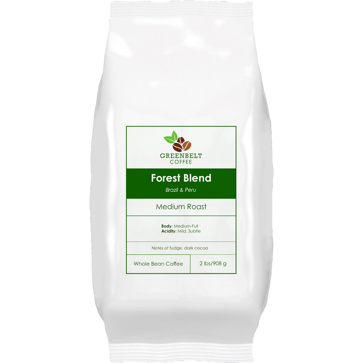 Greenbelt Coffee Forest Blend (2lbs/908g)