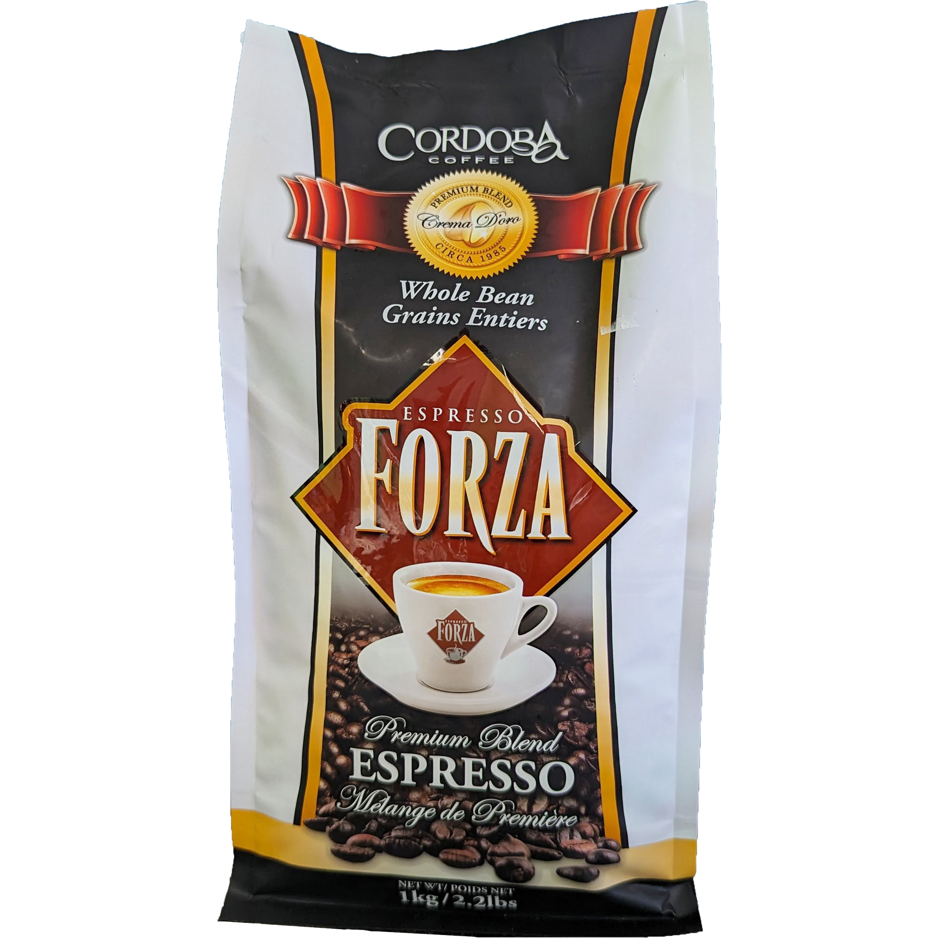 Cordoba Coffee Espresso Forza Premium Blend Espresso (1Kg/2.2lbs