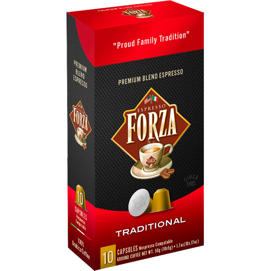 Forza Traditional Espresso Nespresso® Compatible (10 Pack)