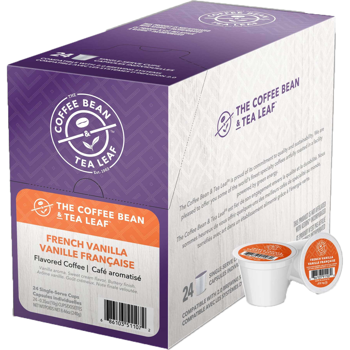 The Coffee Bean & Tea Leaf™ French Vanilla (24 Pack)