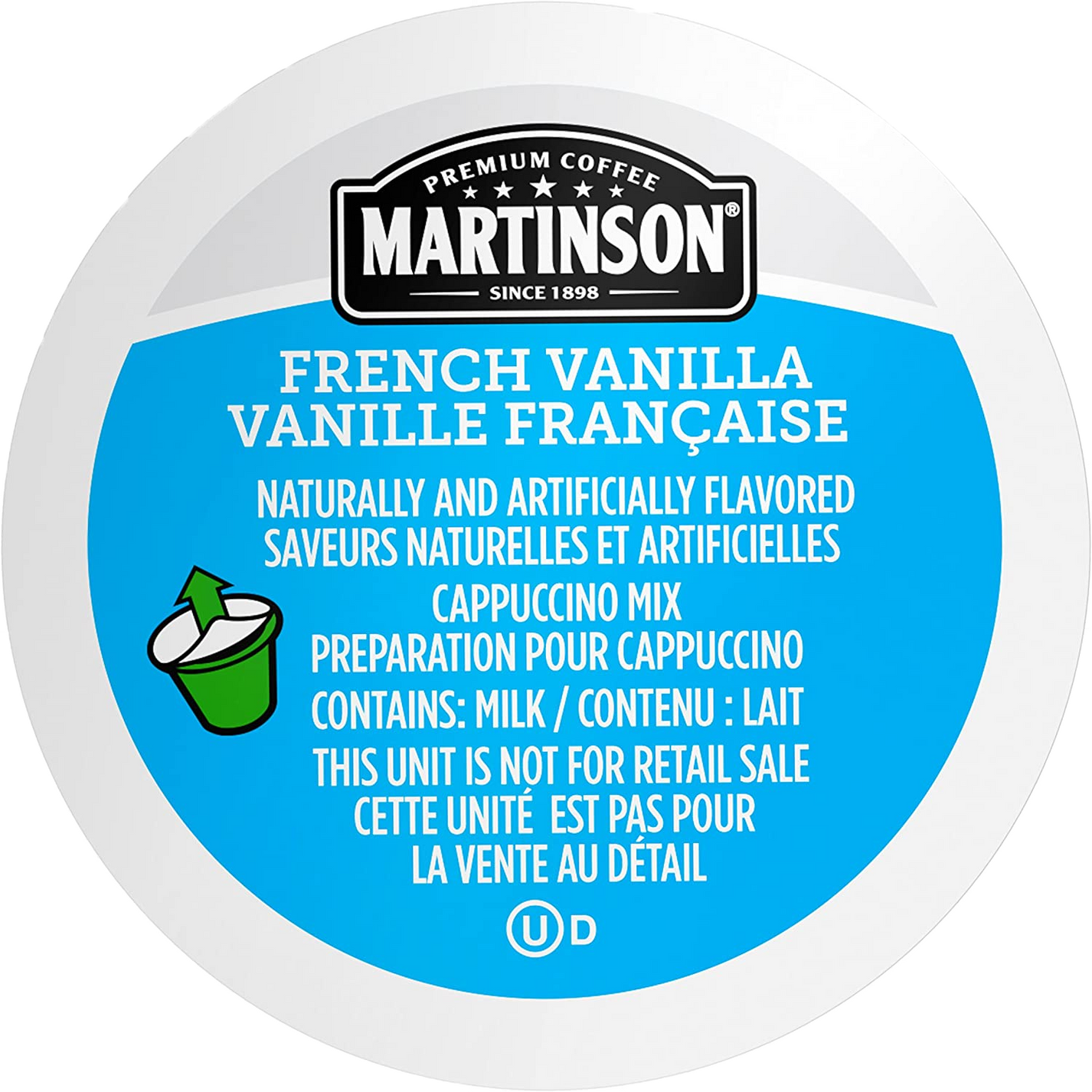 Martinson® French Vanilla Cappuccino (24 Pack) Greenbelt Coffee