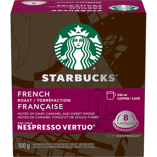 Starbucks® French Roast for Nespresso® Vertuo (8 Pack)