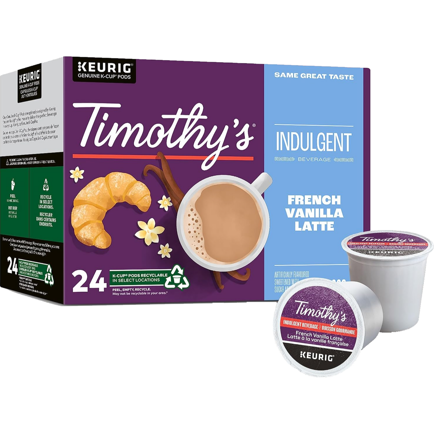 Timothy's® French Vanilla Latte (24 Pack)