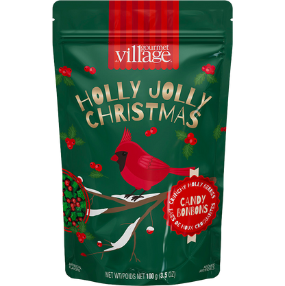 Gourmet du Village Holly Berry Cardinal Candy 100g (3.5 oz)