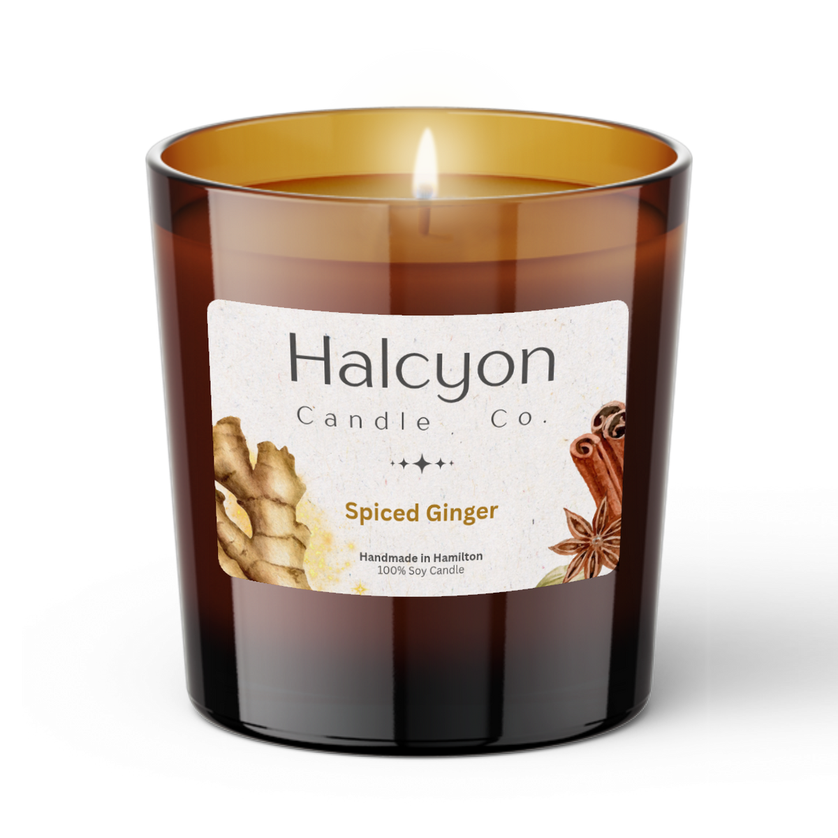 Halcyon Candle Co. Spiced Ginger Candle