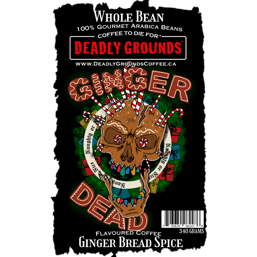 Deadly Grounds Gingerdead Beans - Seasonal (12oz/340g)