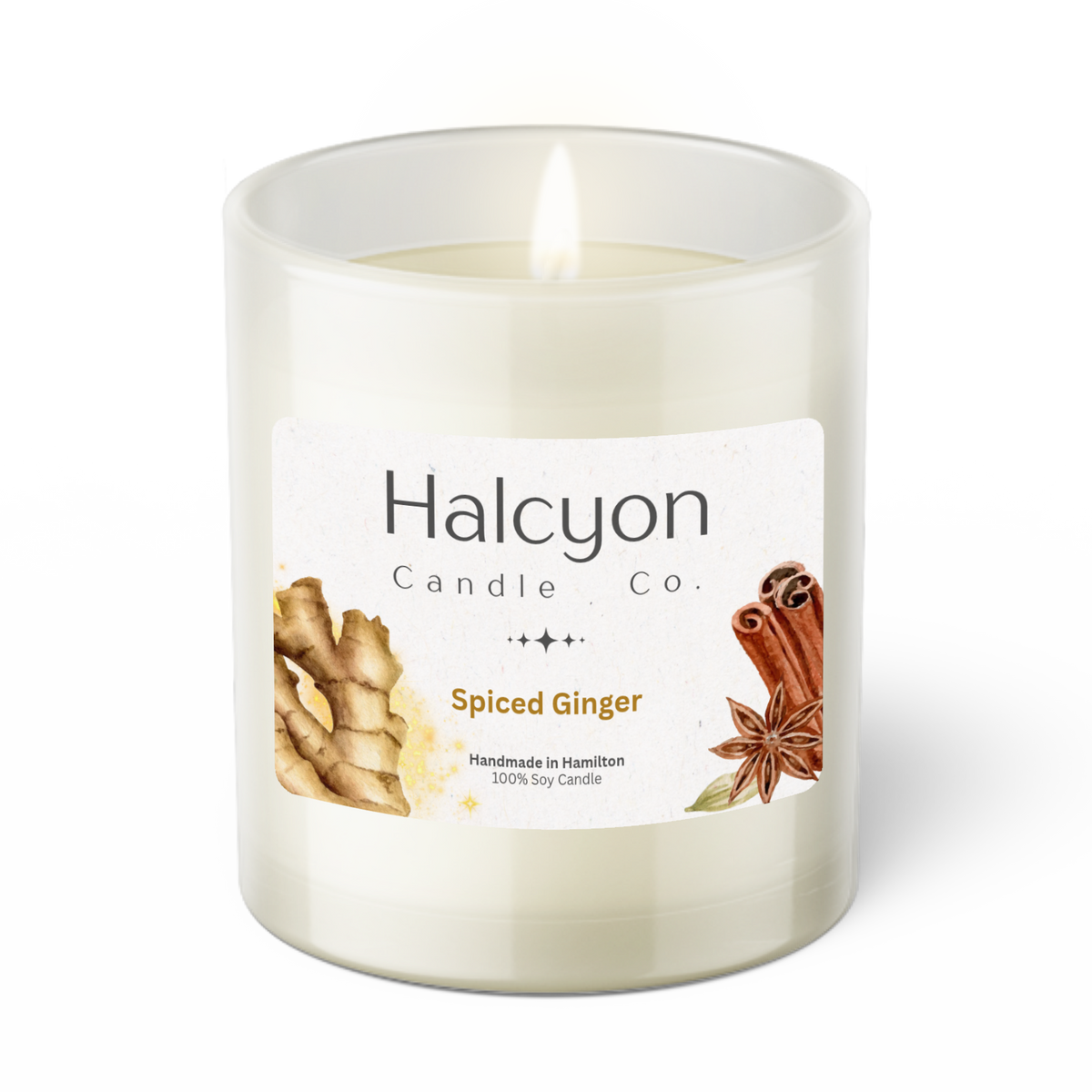 Halcyon Candle Co. Spiced Ginger Candle