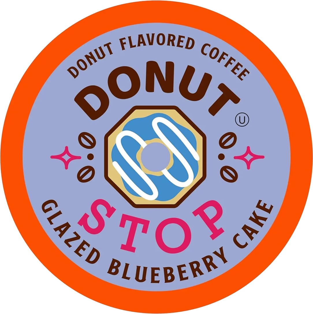 Donut Stop Glazed Blueberry Cake (40 Pack)