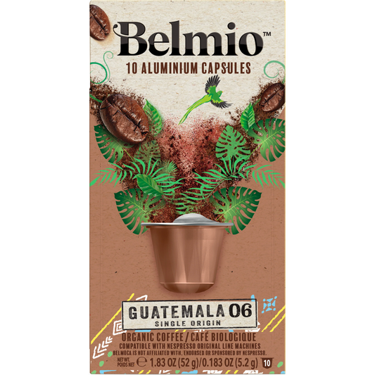 Belmio® Guatemala Organic Nespresso® Compatible (10 Pack)
