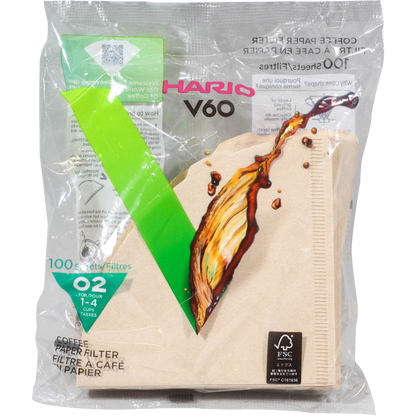 HARIO V60-02 Filters (100-Pack) - SHIPPING ONLY