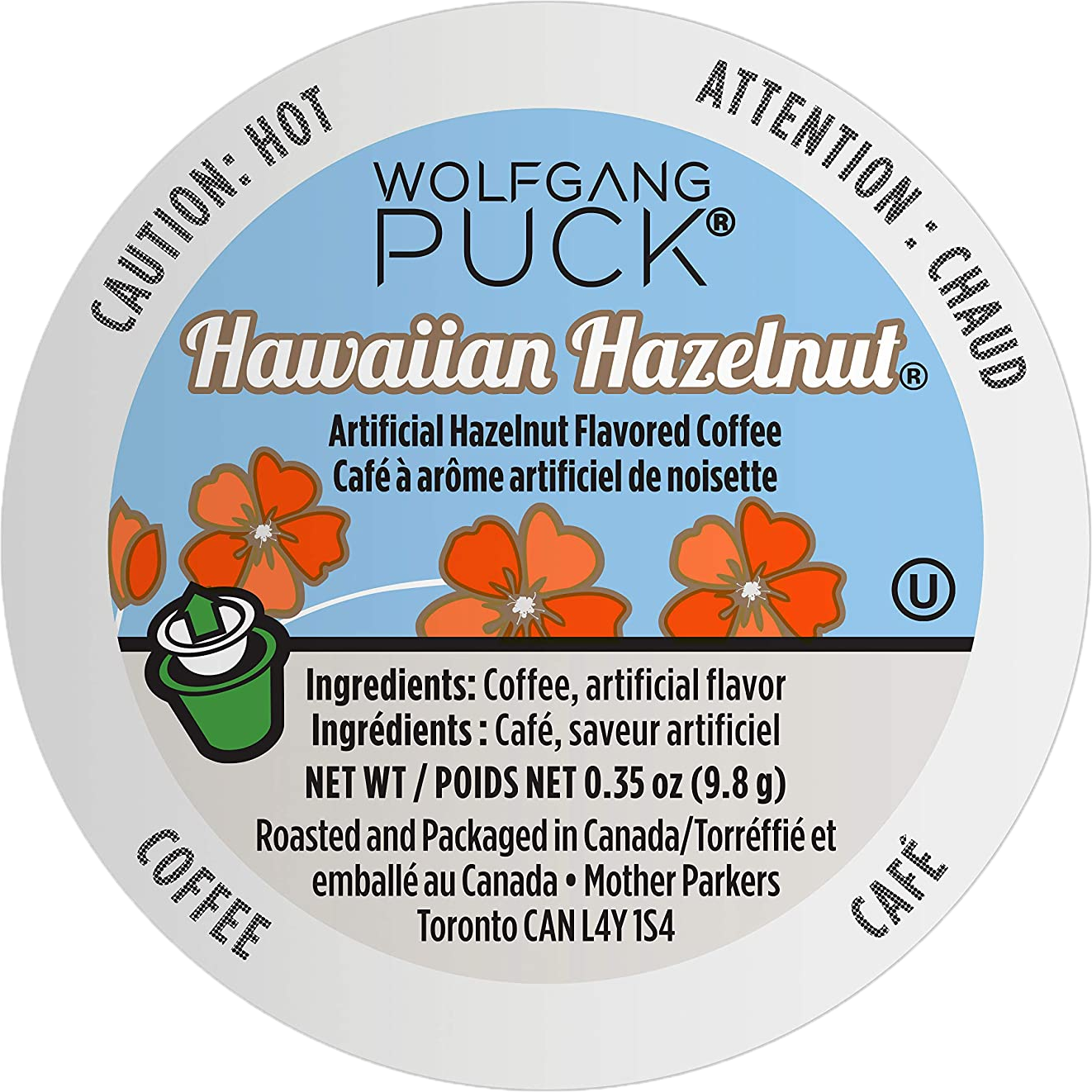 Wolfgang Puck® Hawaiian Hazelnut (24 Pack)