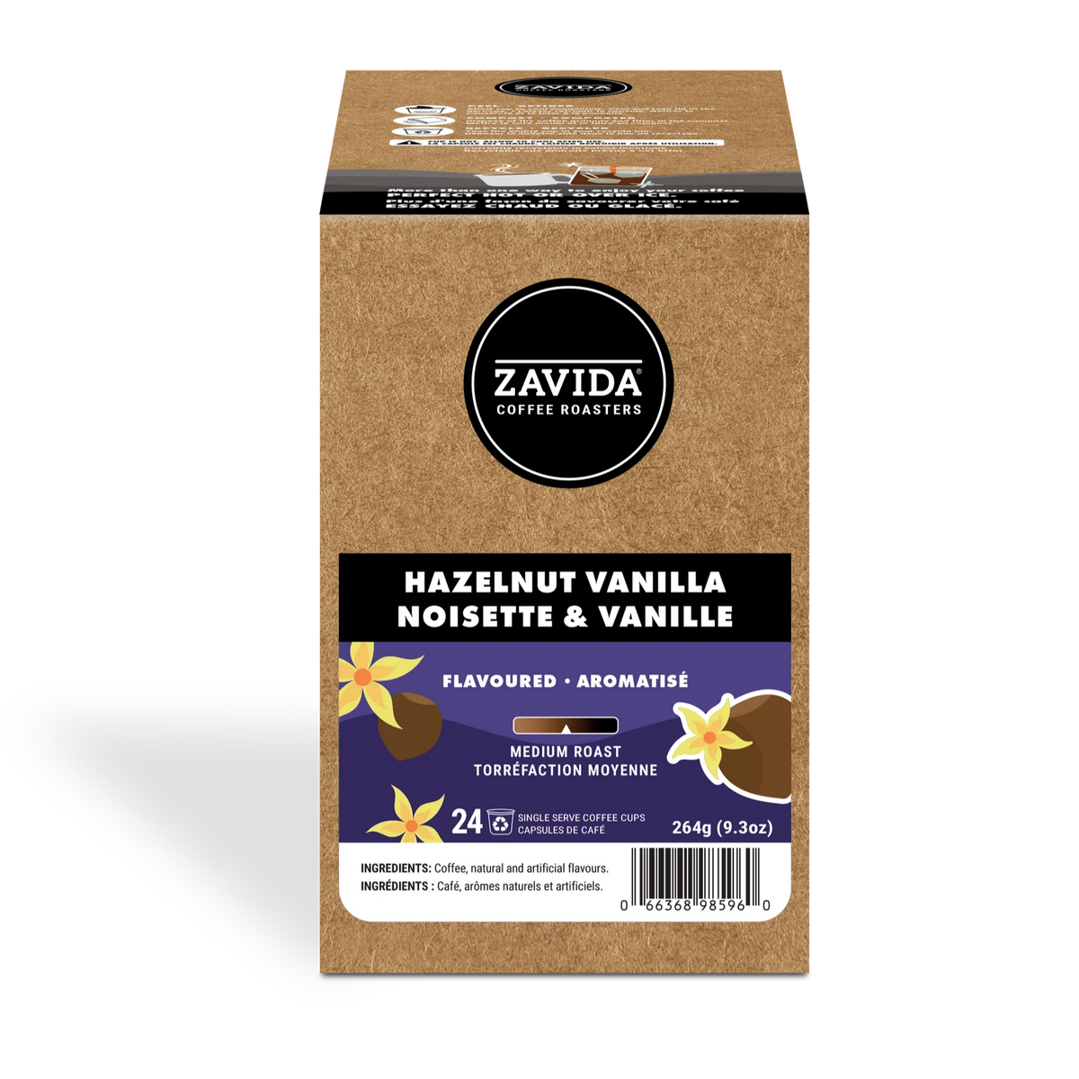 Zavida® Hazelnut Vanilla (24 Pack)