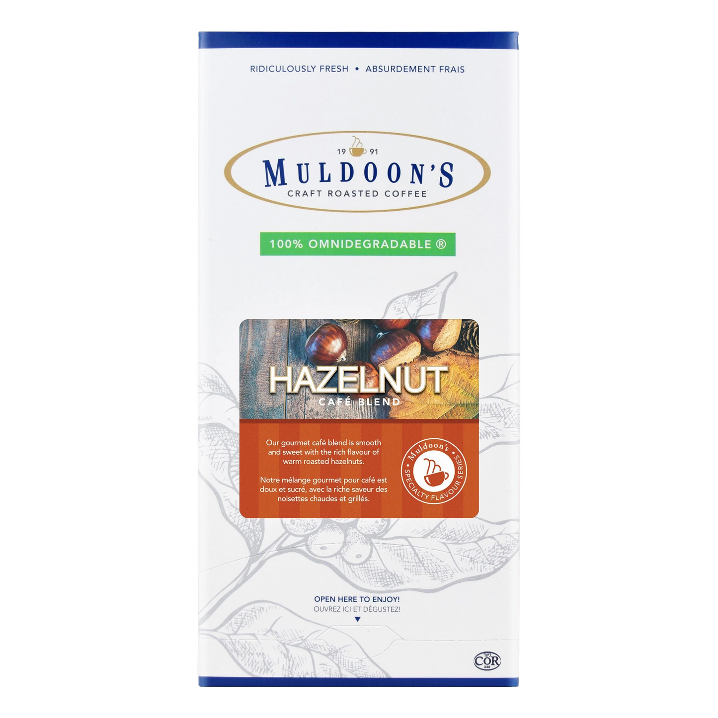 Muldoon's Hazelnut Café Blend (12 Pack)