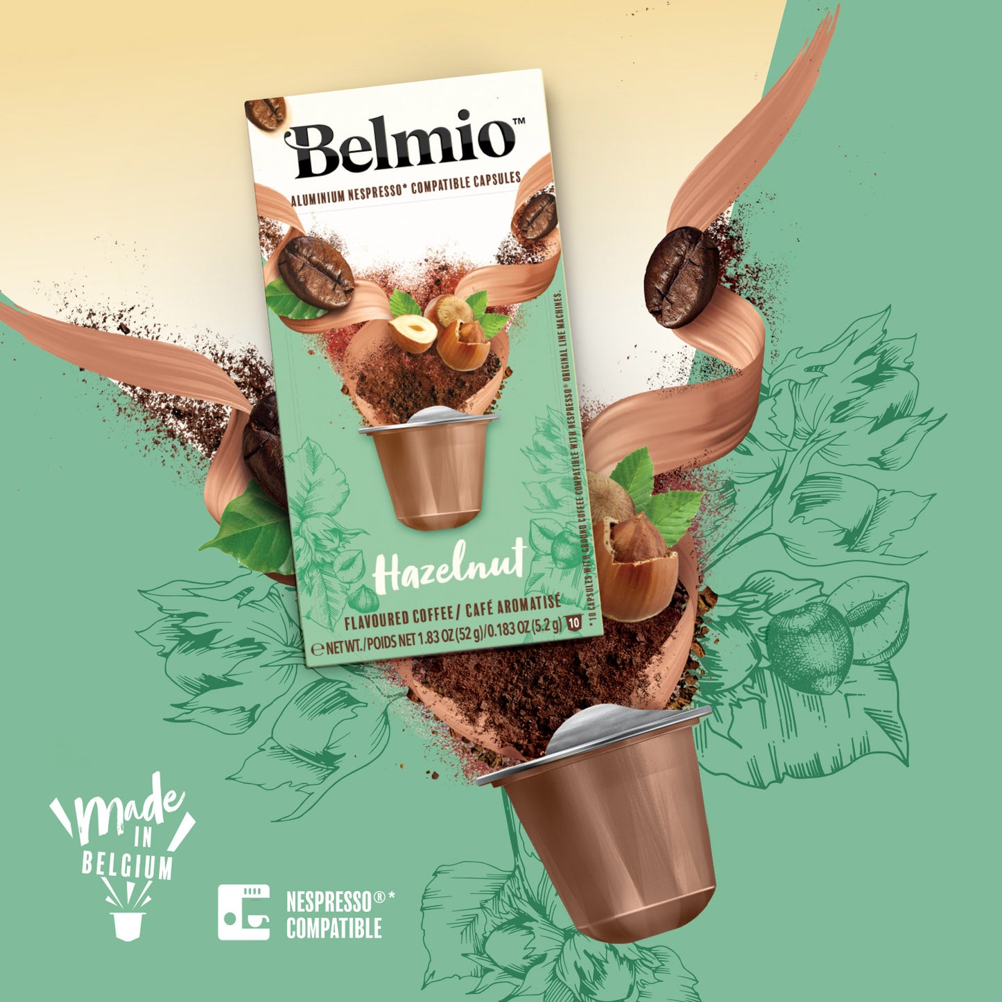 Belmio® Hazelnut Nespresso® Compatible (10 Pack)