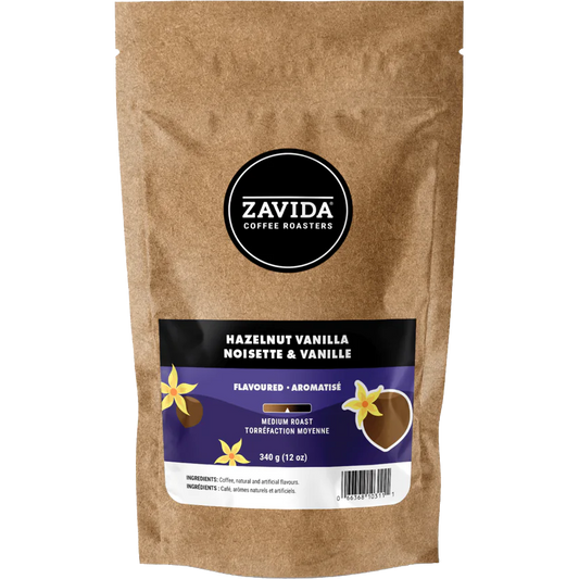 Zavida® Whole Bean Hazelnut Vanilla (12oz/340g)