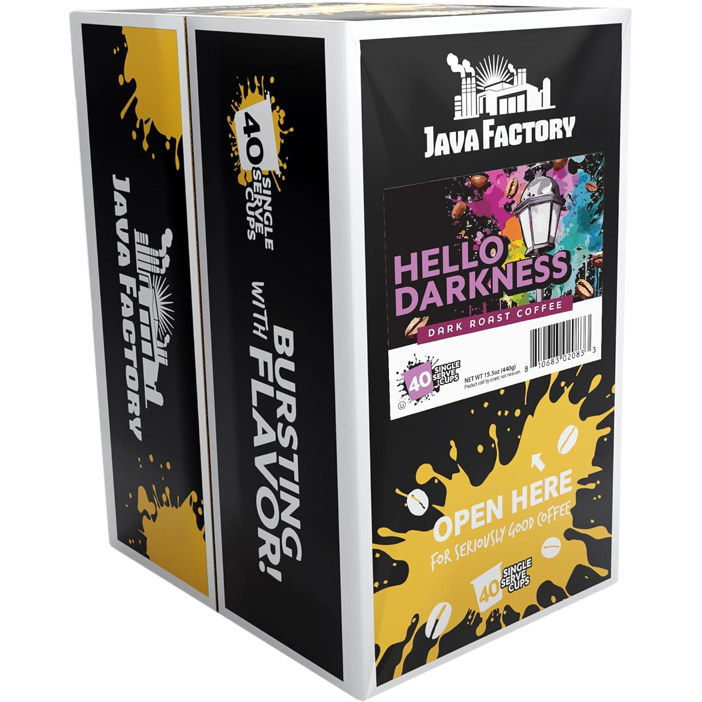 Java Factory Roasters Dark and Handsome (40 Pack)