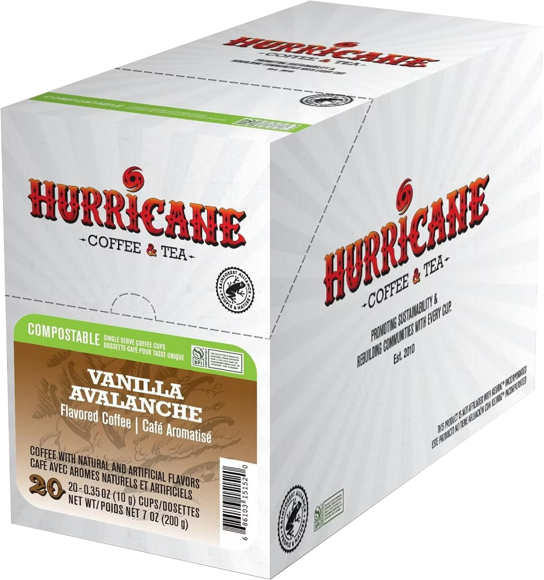 Hurricane Coffee Vanilla Avalanche (20 Pack)