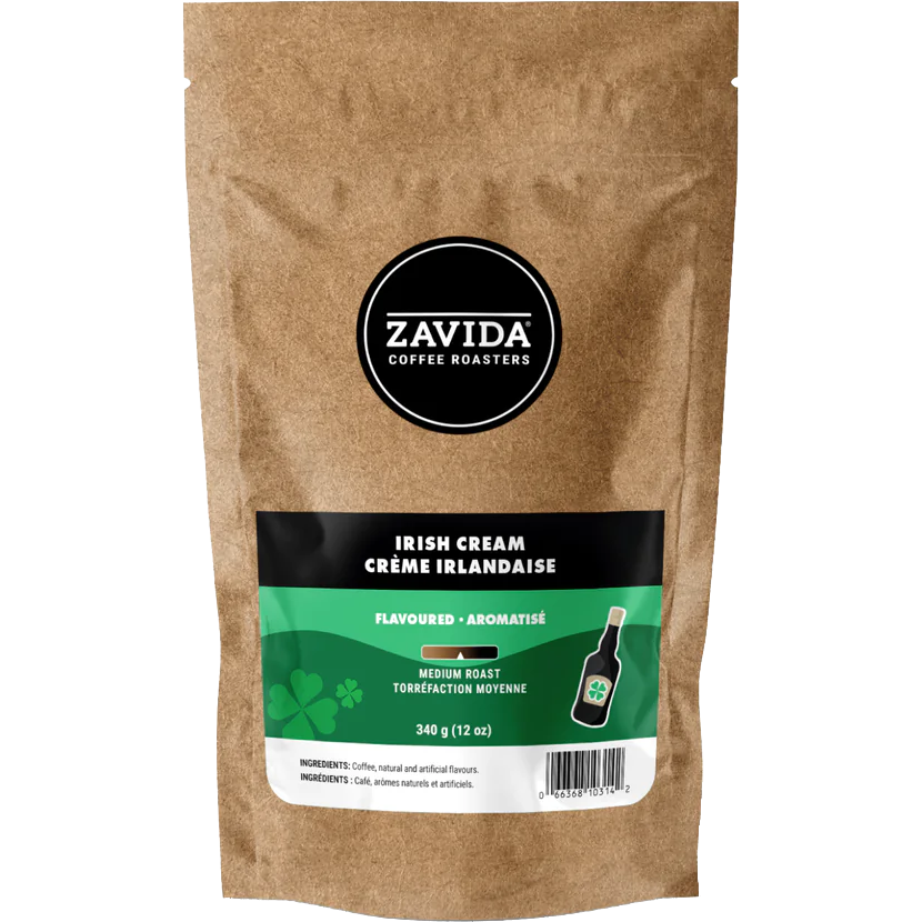 Zavida® Whole Bean Irish Cream (12oz/340g)