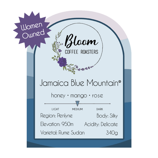 Bloom Coffee Roasters Jamaica Blue Mountain Beans Medium Roast (100g)